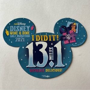 RunDisney Wine and Dine 2021 Half Marathon 13.1 Magnet